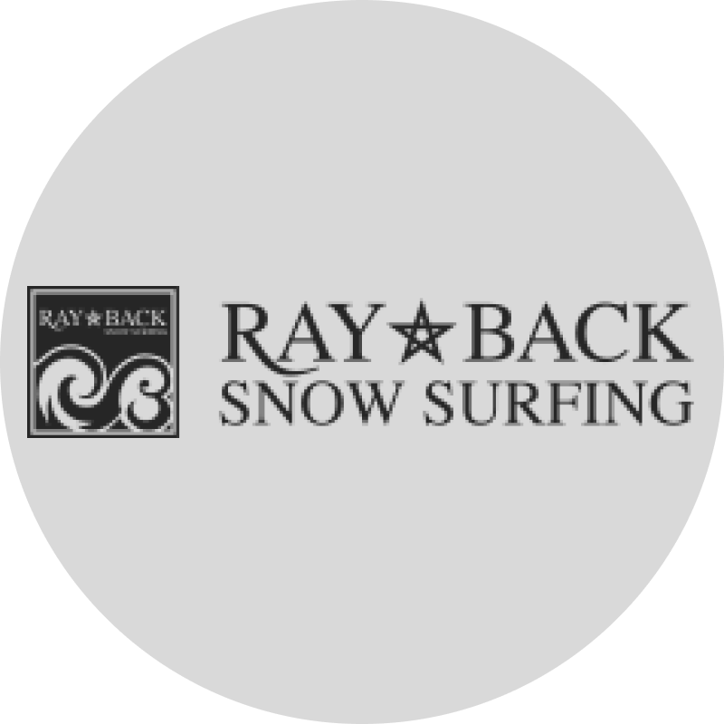 Ray Back Snow Surfing